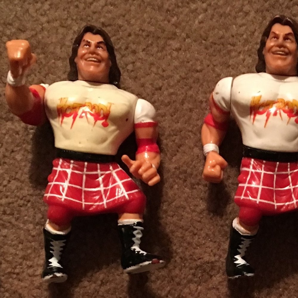 HOT ROD ROWDY RODDY PIPER HASBRO WRESTLING ACTION FIGURE
